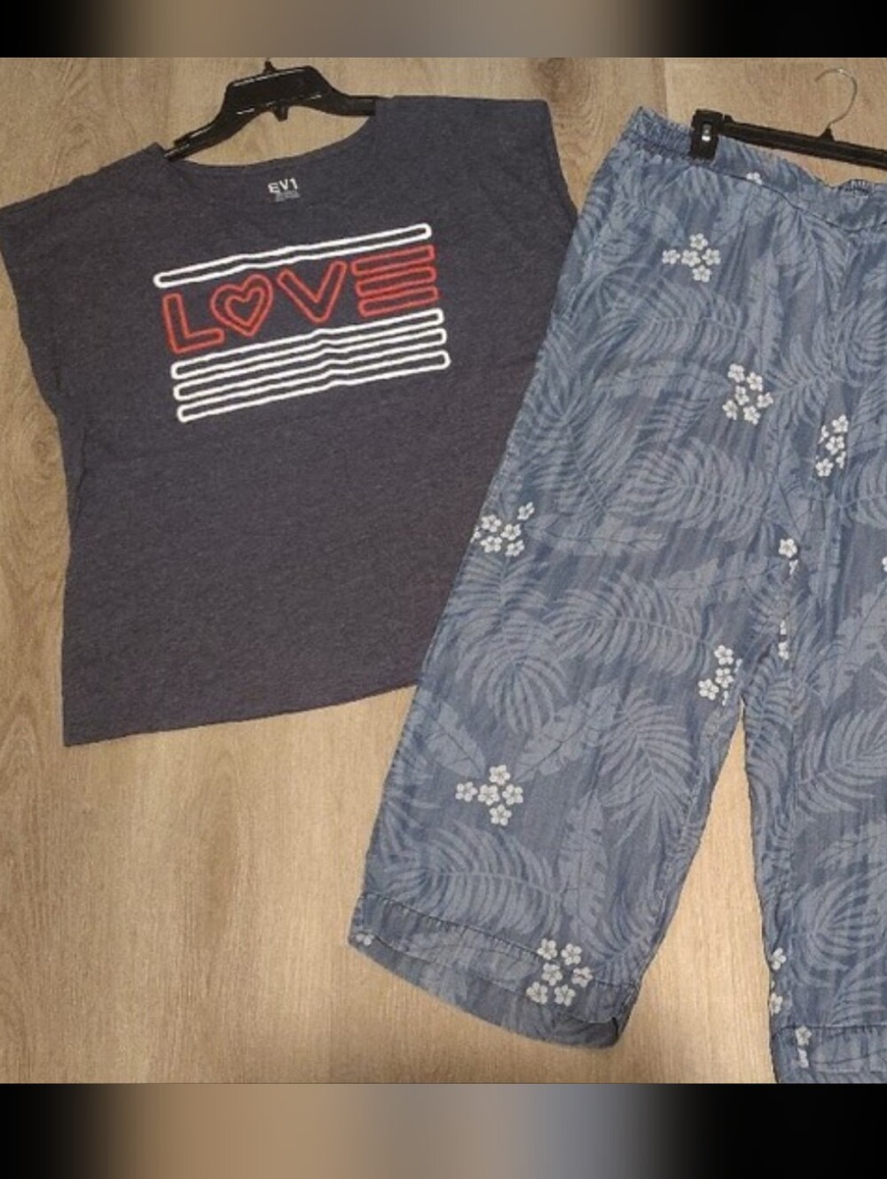 3 For $10💥EV1 2PC 'LOVE' WkEnd Set Sz XXL